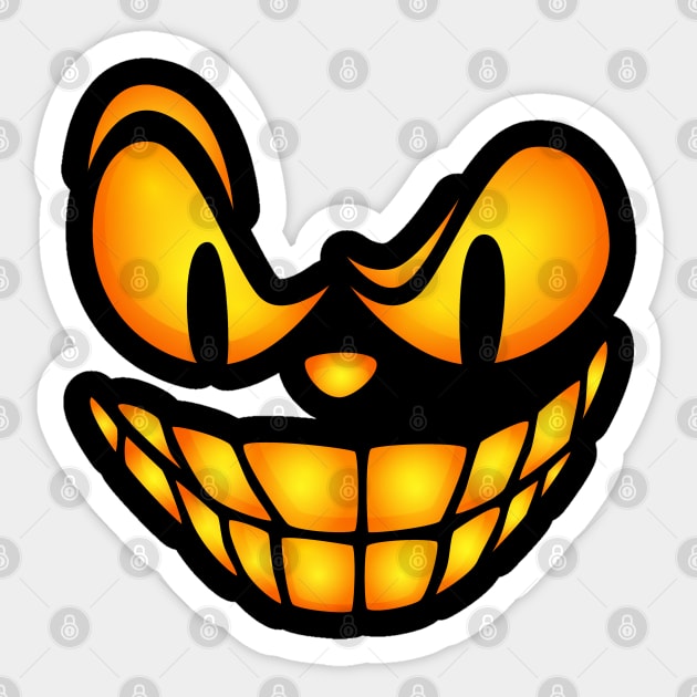 Smiley Face Sticker by Mako Design 